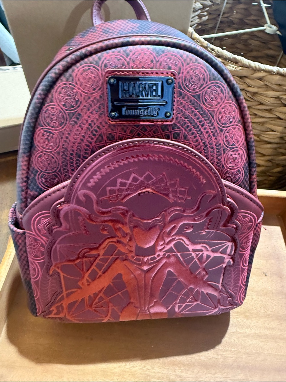 Loungefly Disney Parks Marvel Scarlet Witch Mini Backpack NWT
